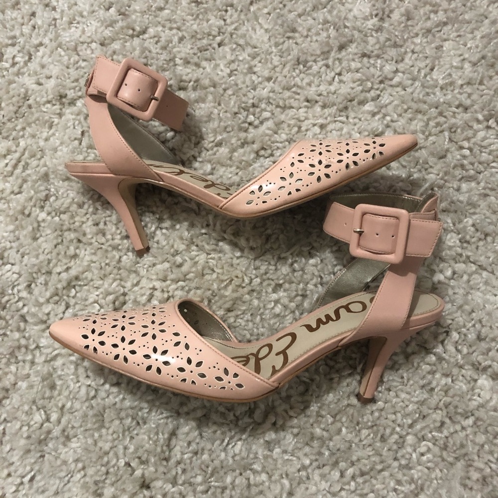 Sam Edelman Pink Pointy Toe Shoes Size 8 1/2 👠 - Picture 2 of 8
